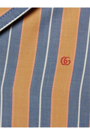 Camicia in cotone multicolor GUCCI KIDS | 721977XWAV07782